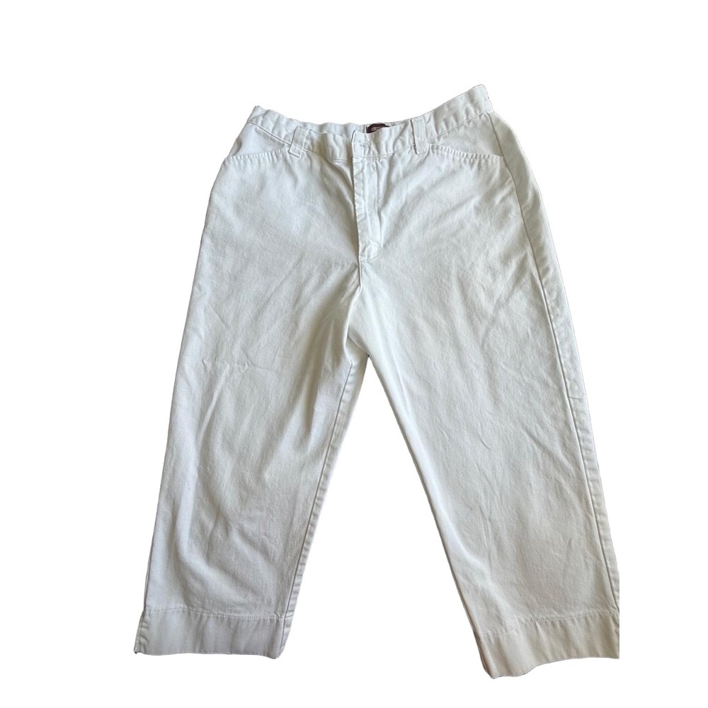 Lee Rider Womens Size 14 White Capri  Summer Casual
